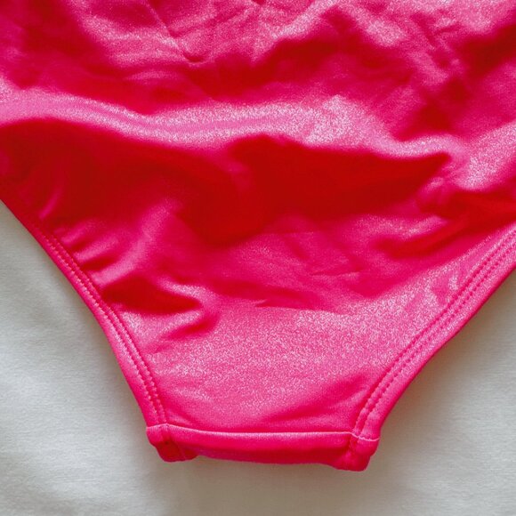 Wild Fable NWT hot pink with sparkle low rise cheeky bikini swim bathing suit XL - Picture 9 of 13